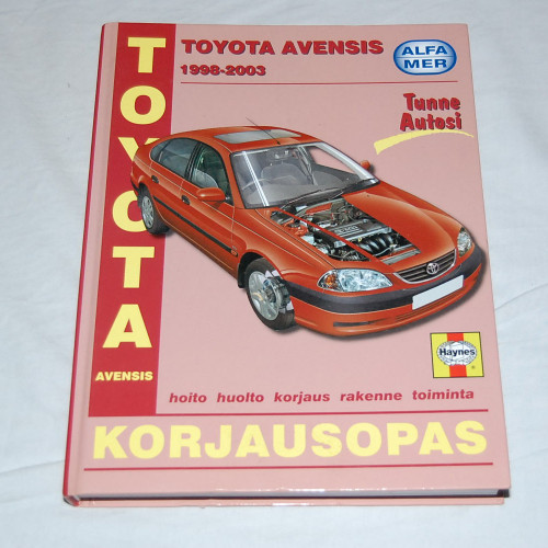 Korjausopas Toyota Avensis 1998-2003